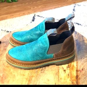 Georgia Giant Romeo Limited Edition (teal Embossed/brown) Women's Boots